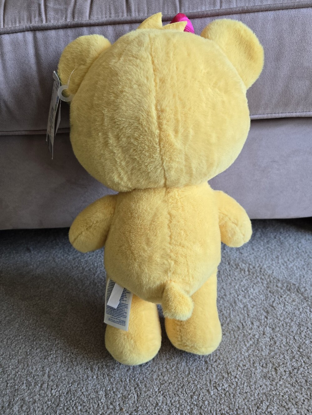 Build A Bear 2018 NWT Bearnice Plush 17" Kabu Kawaii Stuffed Animal Yellow - Picture 5 of 8